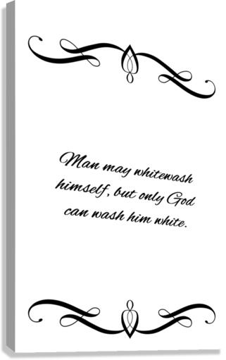 whitewash Canvas Print