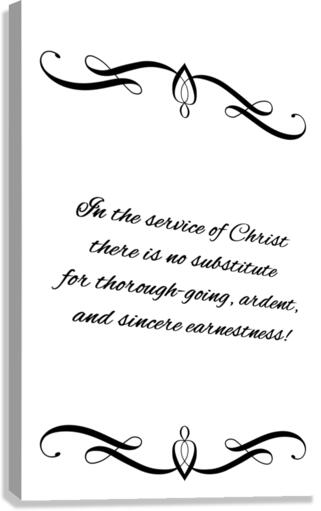 serving Christ Canvas Print