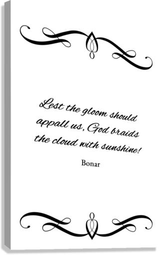cloud with sunshine Canvas Print