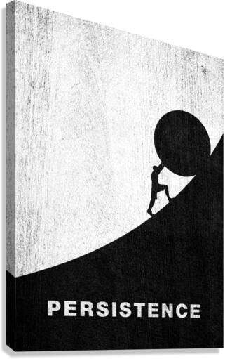 persistence charcoal Canvas Print