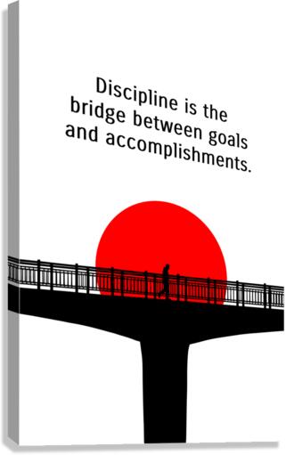 discipline bridge Canvas Print