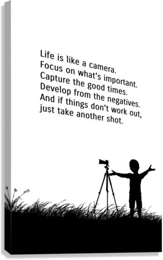 life camera 2 Canvas Print