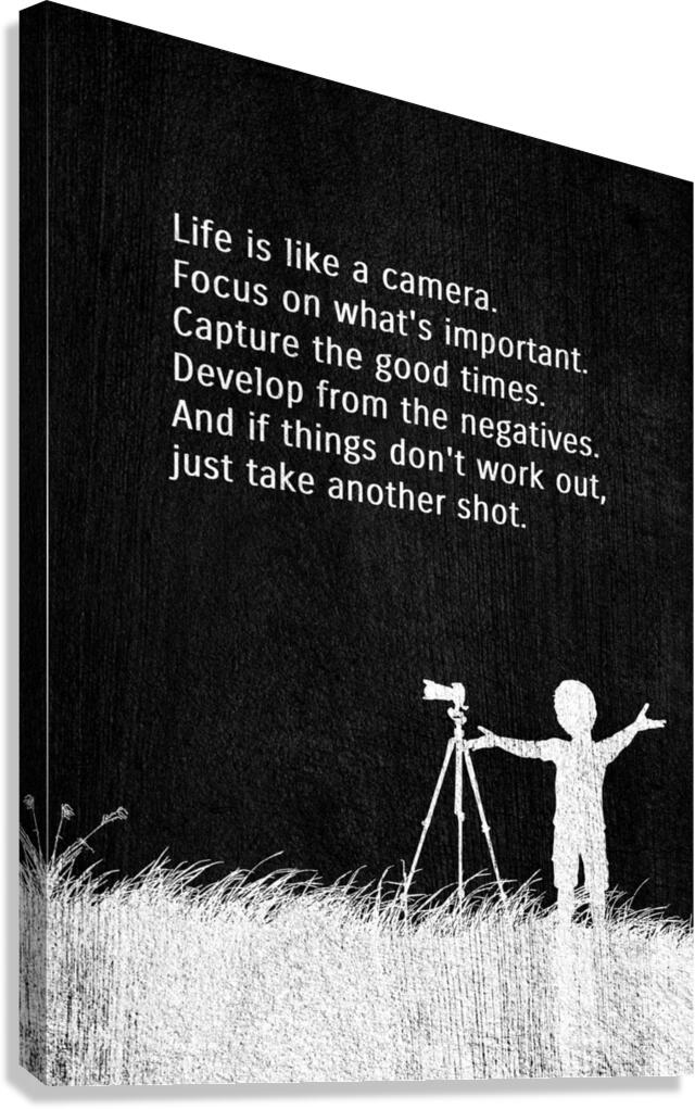 life camera 2 silver Canvas Print