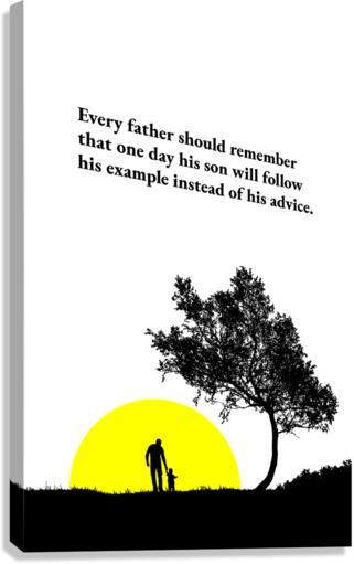 father son example 2 Canvas Print