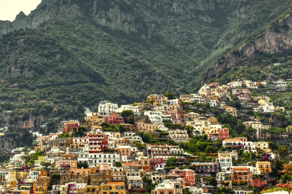 Mountain Village at Amalfi Coas by Bentivoglio Photography