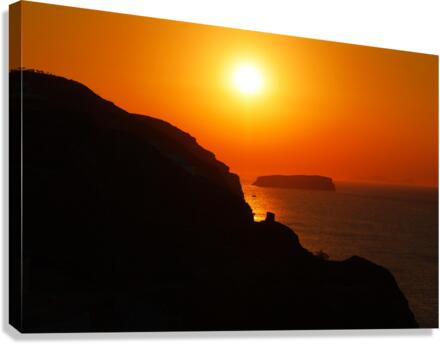 Sunset Landscape  Canvas Print
