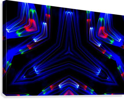 Blue Lights Canvas Print
