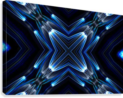 Blue Lights Canvas Print
