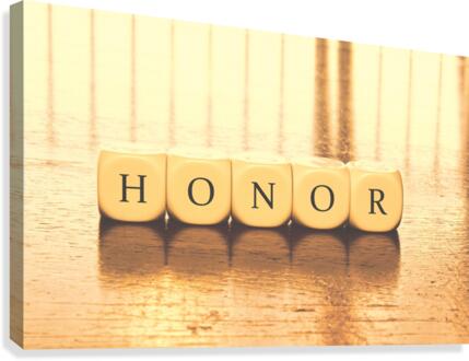 Honor Canvas Print