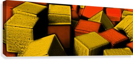 The  cubes Canvas Print