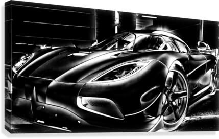Supercar Canvas Print