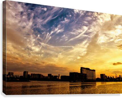 Dramatic Sunset Canvas Print