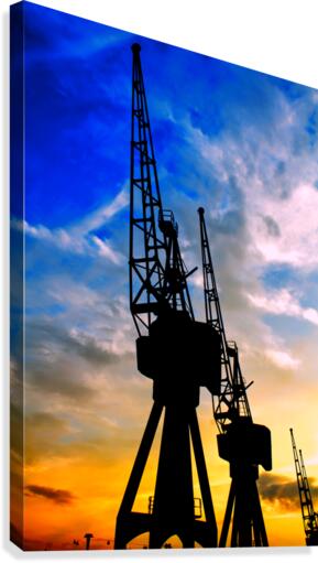 Dramatic sky Canvas Print