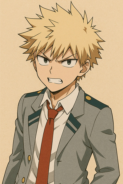 Anime Male Character Print