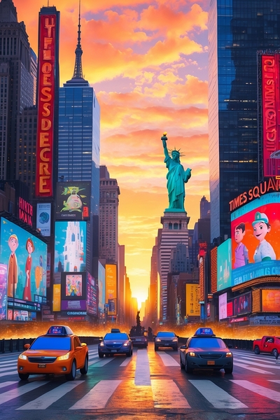 Times Square Print