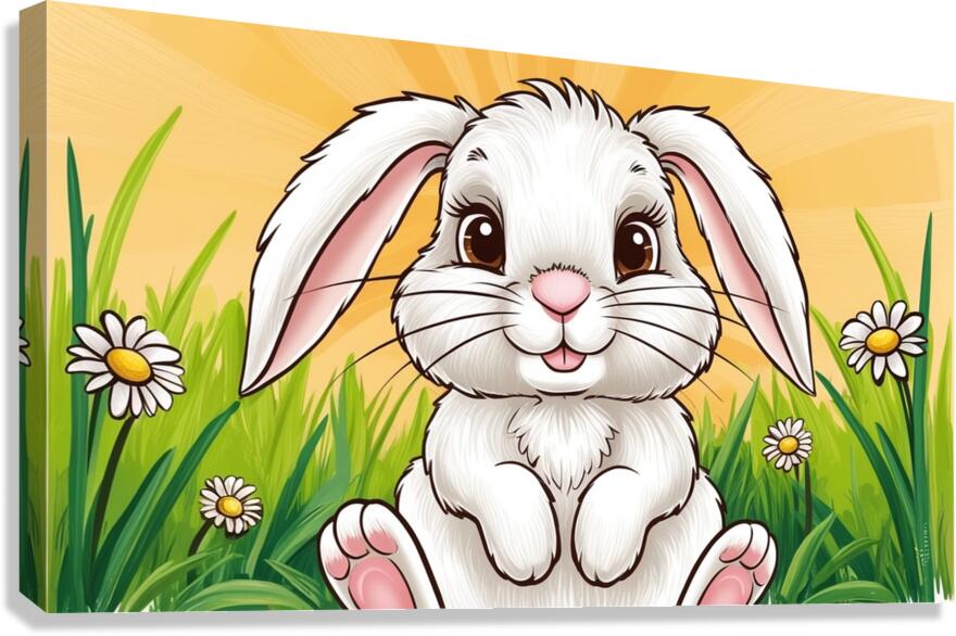 Celestial Dream Rabbit Canvas Print