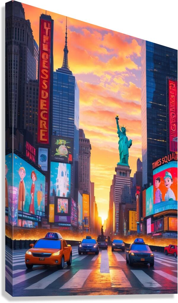 Times Square Canvas Print