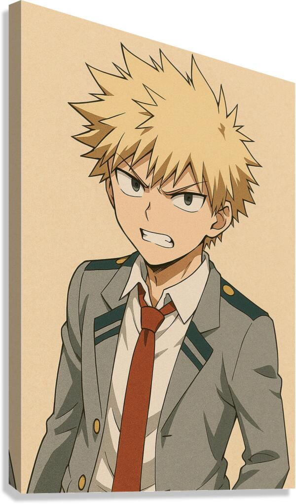 Anime Male Character Canvas Print