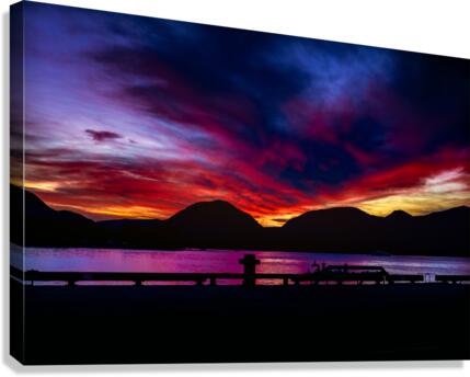 Alaskan Sunset Canvas Print