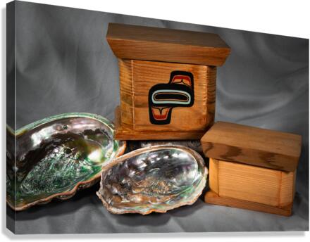 Bentwood Boxes Canvas Print