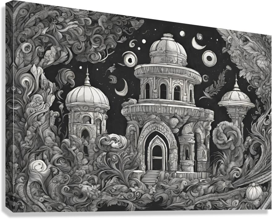 The Hidden Temple  Canvas Print