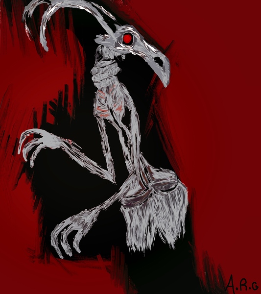 Melting Wendigo Print