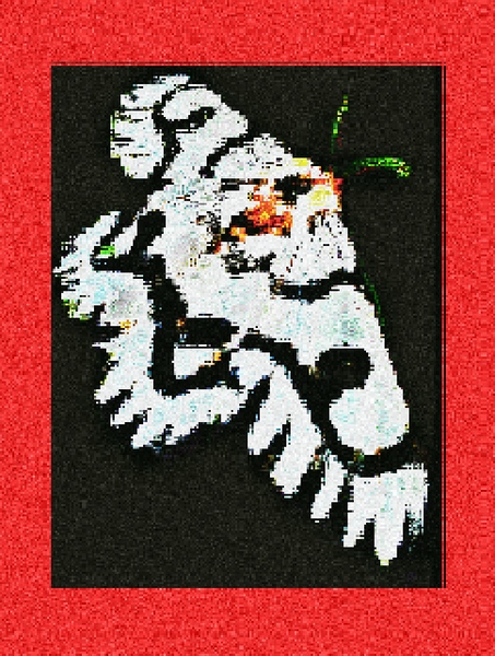 Glitched butterfly  Print