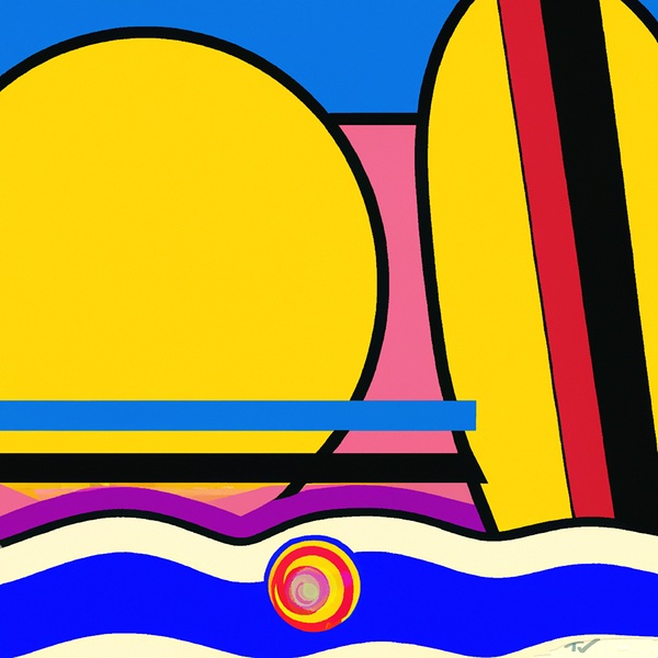 Retro summertime Print