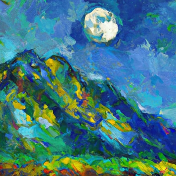 Hanalei moon Print
