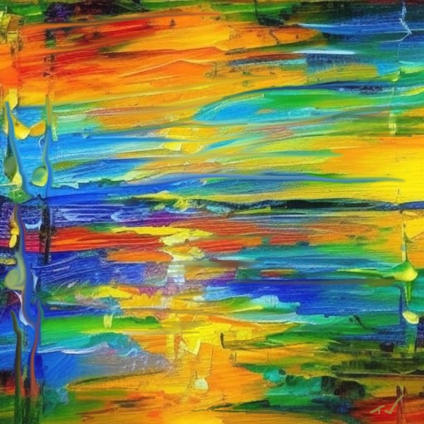 STACKED OIL Print