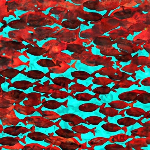 Red fish Print