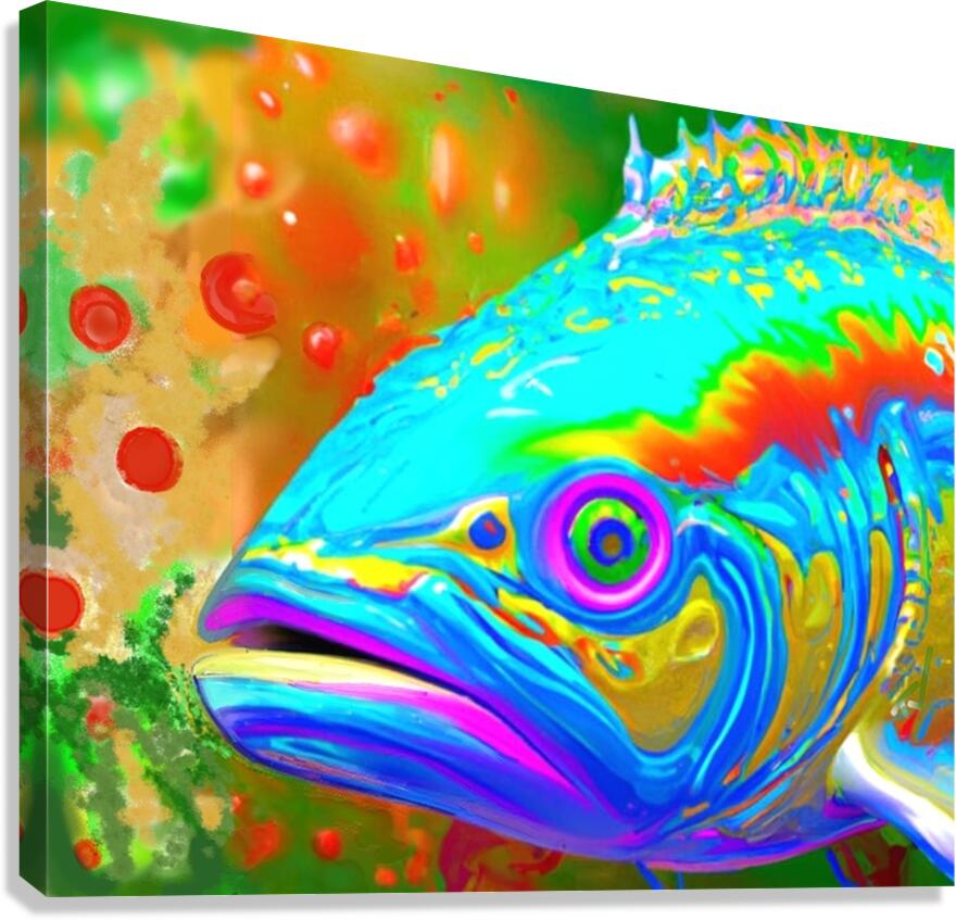 Grouper Canvas Print