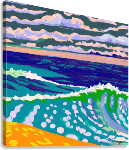 Passing swells Canvas Print