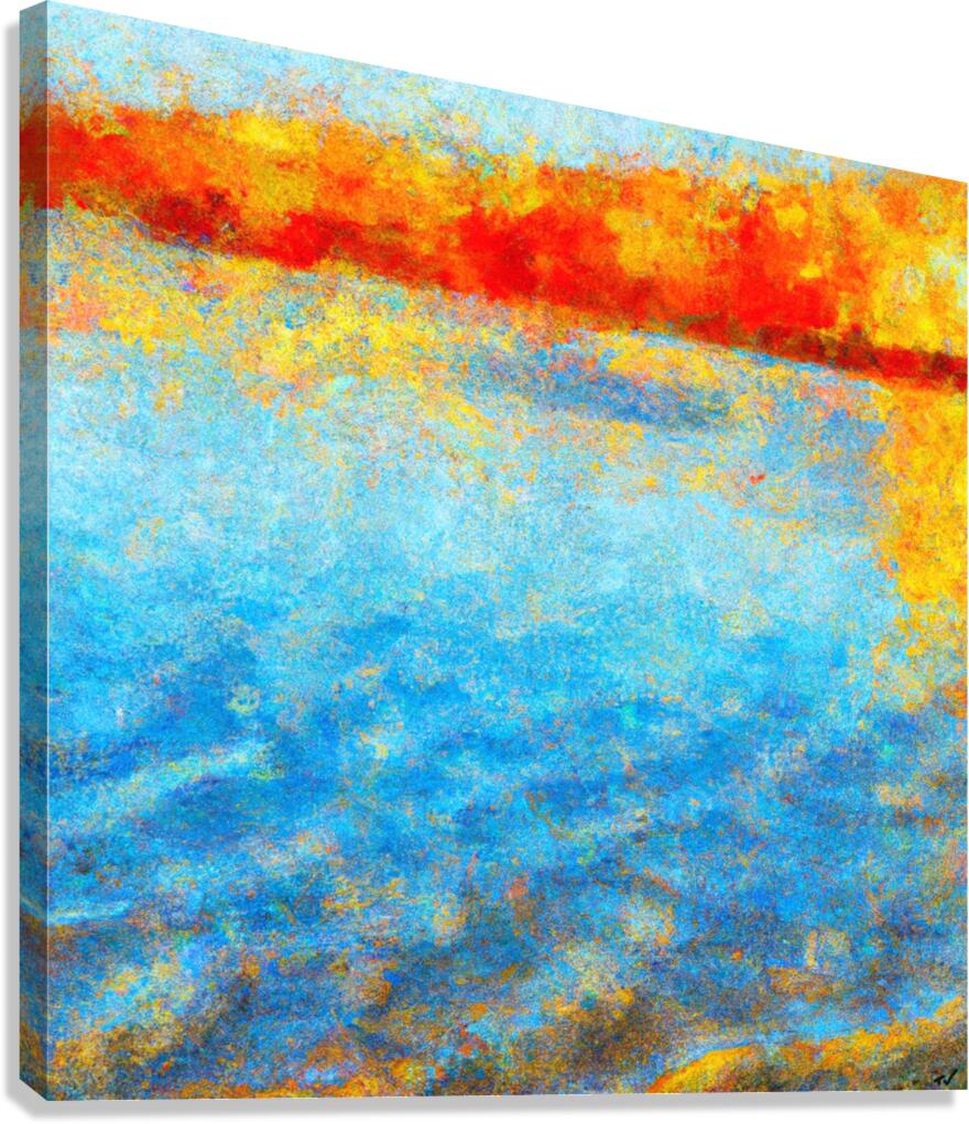 Summer Ripples Canvas Print