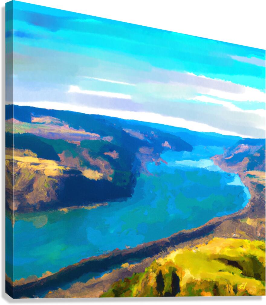 the gorge  Canvas Print