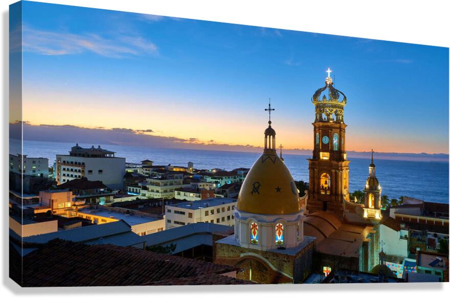 Our lady blue 2 Canvas Print