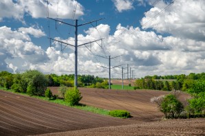 Electricity pylons