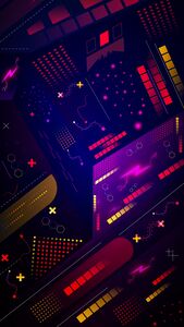 Vector design gamming sytle retro art pattern