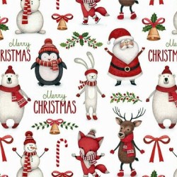 christmas characters pattern