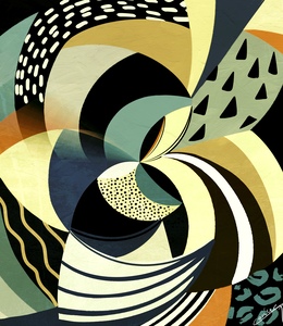 Ethereal Blooms - Abstract Flower Art Print