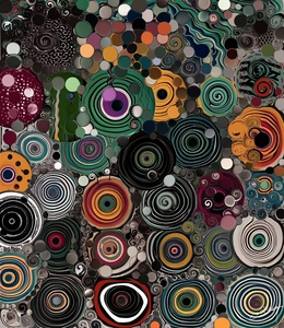 Eclectic Revelry - Abstract Art Print