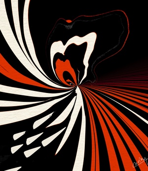 Passion’s Embrace - Abstract Sensual Art Print