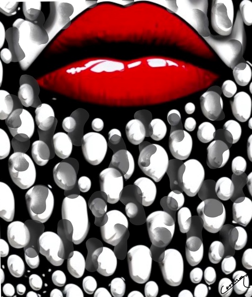 The Seductive Bubbles - Pop Art Print by Corina Ioana