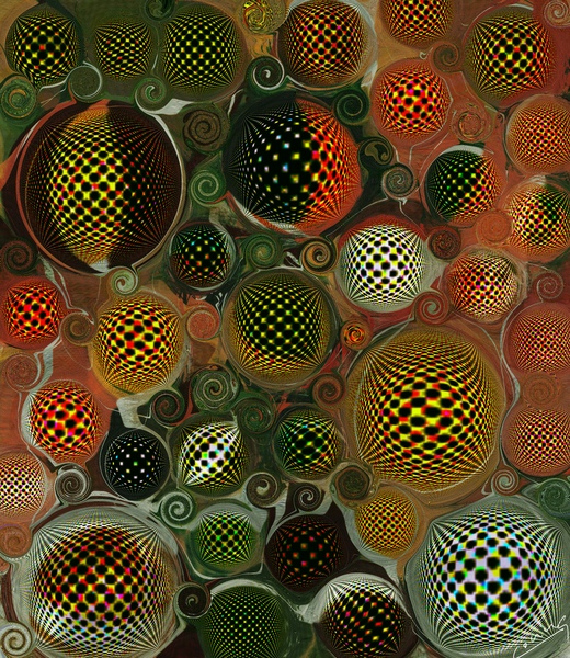 Geometric Wonderland - Abstract Art Print Print