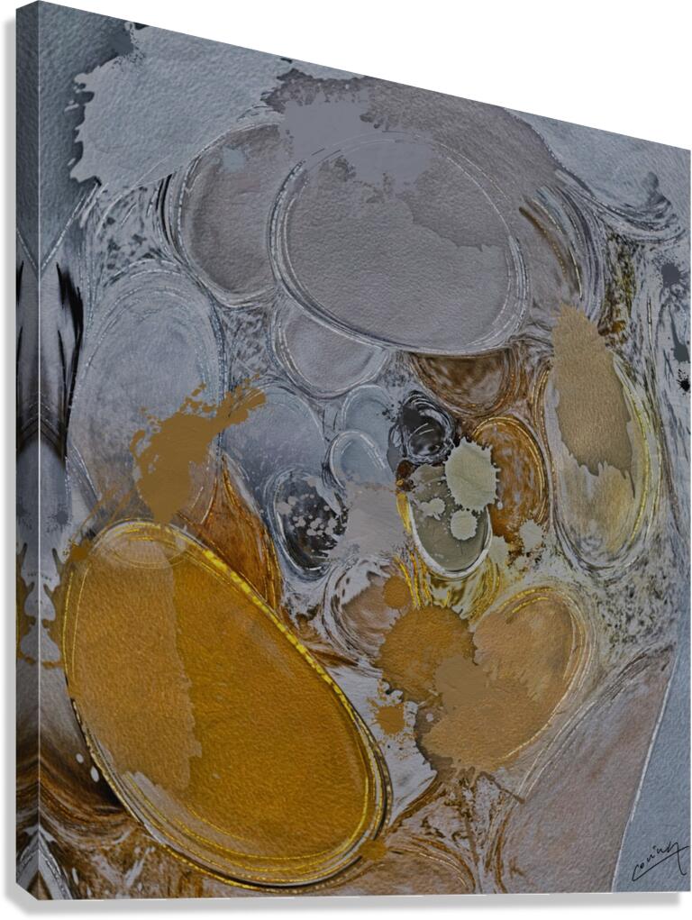 Dancing Elegance - Abstract Art Print Canvas Print