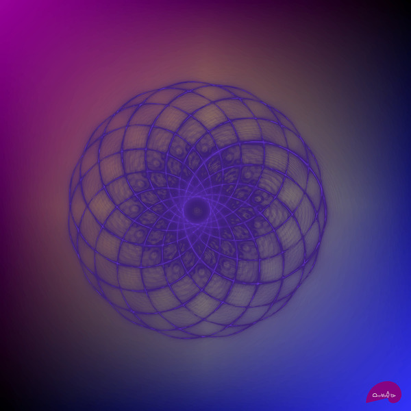 Violet Harmonics Print