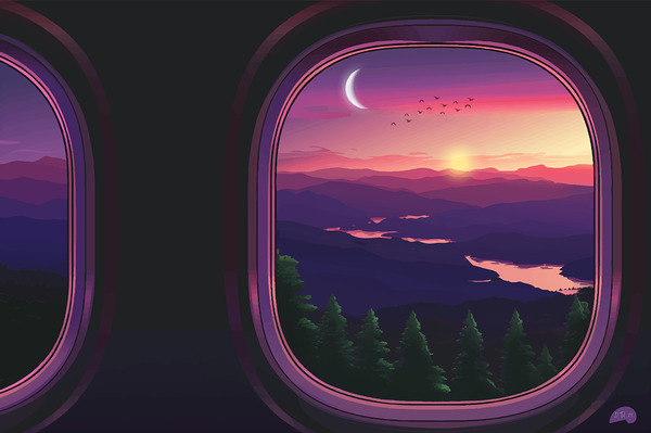 Birdseye Mountain Majesty  Print