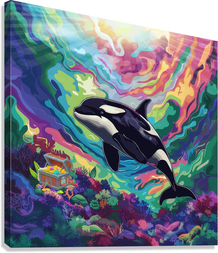 Orca Overture  Canvas Print