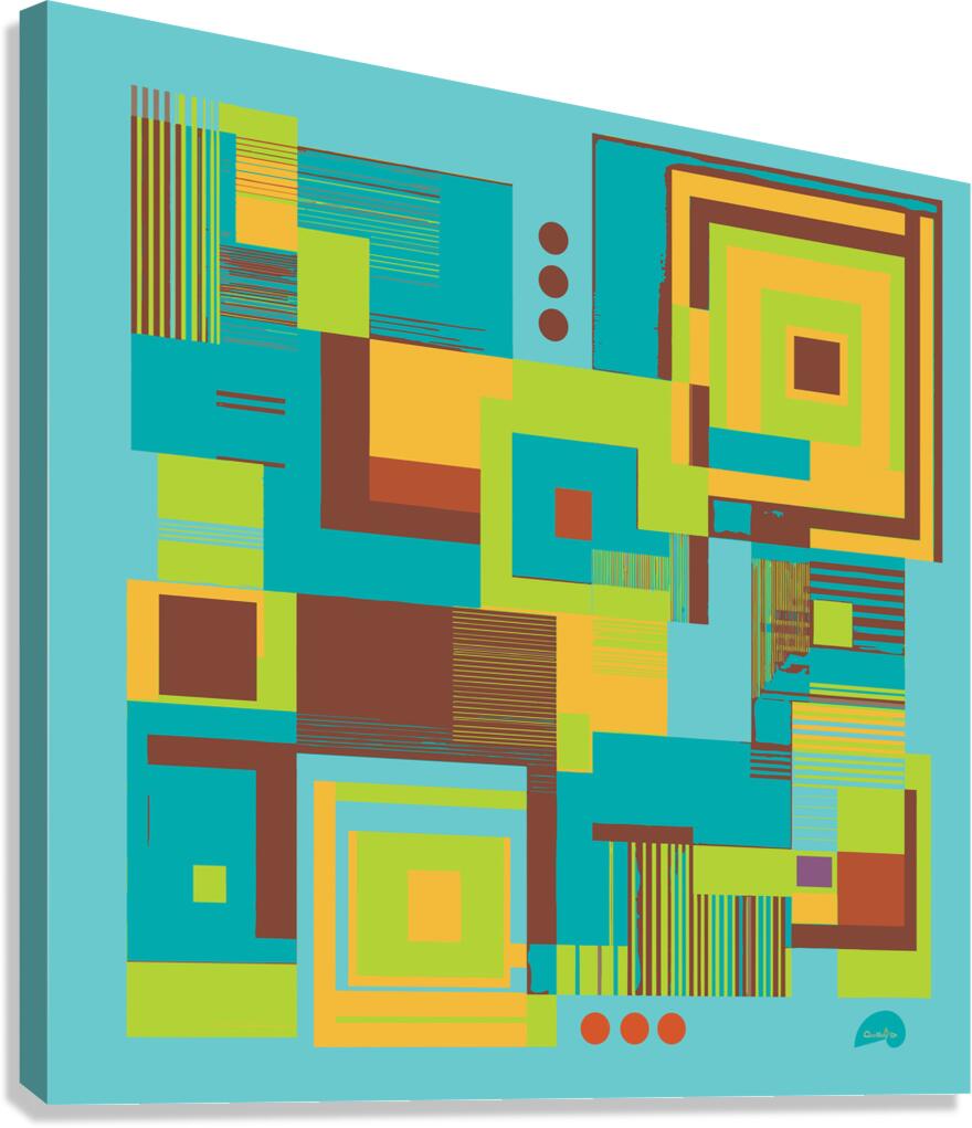 Encoded Canvas Print