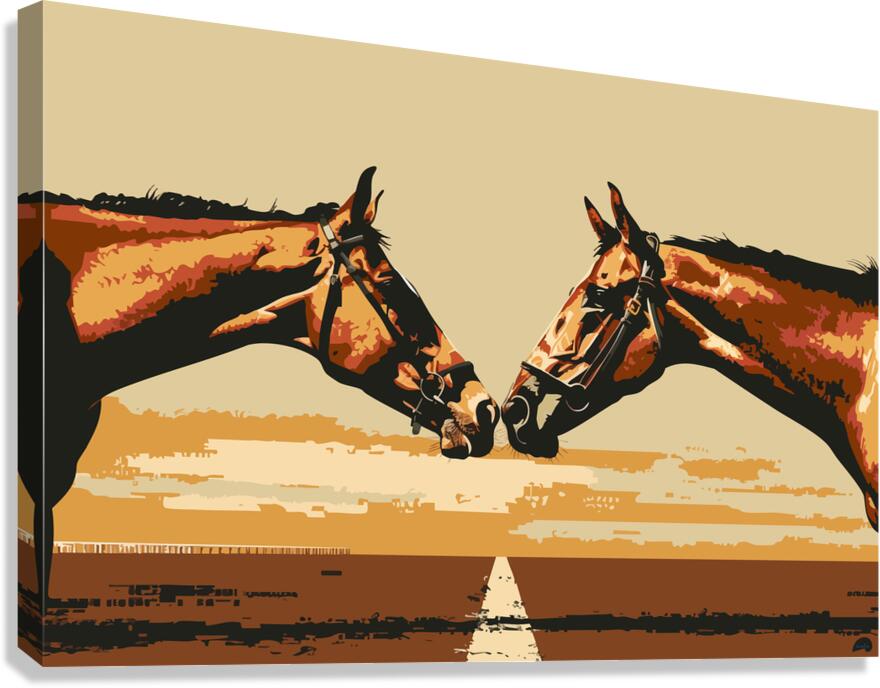 Finish Line Frenemies   Impression sur toile